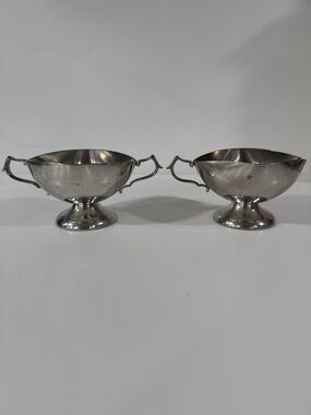 Royal Holland Pewter sugar & creamer set